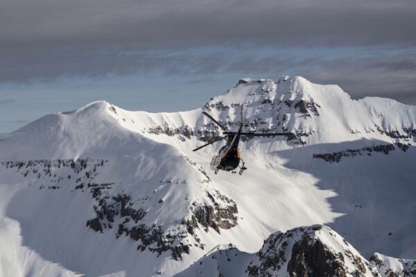 Skiing with Telluride Helitrax. Telluride, Colorado.
