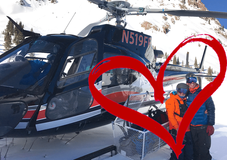 Heli-Skiing is for Lovers