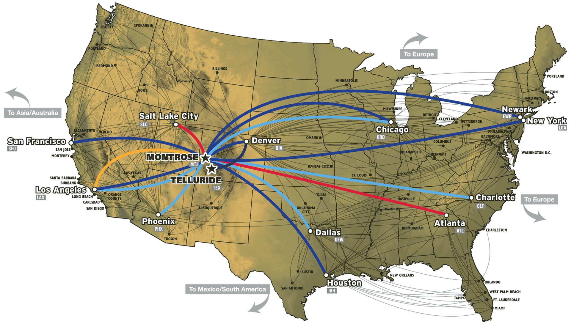 2017-2018 Winter Flights